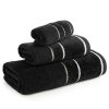 Törölköző NEL | fekete 70 x 140 cm 0