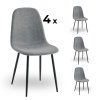 LOVISA étkezőszékek | szürke 4 darab 0