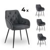Étkezőszékek TERESA | szürke 4 darab 0
