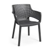 műanyag kerti szék ALICIA grafit