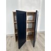 Fürdőszobaszekrény VENEZIA W30SL | gránátvörös | összeszerelt 6