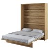 Összecsukható ágy tölgy kézműves BED CONCEPT BC-12 | 160 x 200 cm összecsukva