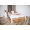 fa ágy Lea fehér sonoma tölgyfa 80x200cm