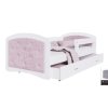 MAGGIE gyerekágy rózsaszín kárpitozással