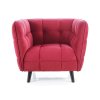 kényelmes piros fotel Castello 1 Bársony Castello fotel