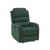 Pegaz bársony zöld dönthető fotel
