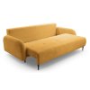 modern kanapé cloud elma15 mustárszínű kihajtogatva – másolat