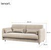 Bézs kanapé Lenart BED CONCEPT BC-18 méretek