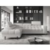FERUCCE sarokkanapé szett szürke bal oldali állítható háttámlával
