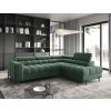 sarokkanapé szett FERUCCE zöld jobb oldali