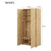 Tölgyfa szekrény Artisan Lenart ÁGYKONCEPT BC-20 méretek
