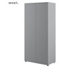 Zárt szürke gardrób Lenart BED CONCEPT BC-20