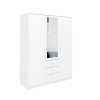 Satnik szekrénye Siena d3 fehér