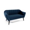 dizájner kanapé inna royal 22 sötétkék fekete lábakkal