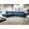 dizájner kanapégarnitúra BELT L kék Vogue 13 bal oldali