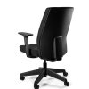 Irodai szék munka, fekete, hátulról forgatható
