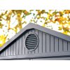 kertes ház CHARLES 6x4 ventilátor szürke