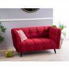 rendkívüli CASTELLO 2 VELVET kanapé, piros színben