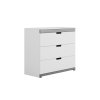 TOMI komód fehér szürke