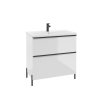 NINO fehér mosdószekrény D80 45