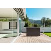 Tárolódoboz JAMOCHA 850L | barna a teraszon
