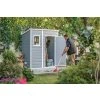 RAMON PENT kerti ház szürke 6 x 4 a kertben