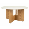 Alma-design-tölgyfa tárgyalóasztal