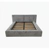 dupla kárpitozott ágy-MAXON-szürke-összecsukható-ággyal