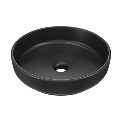 lavoar ceramic RIVER 1 E 6595 negru mat