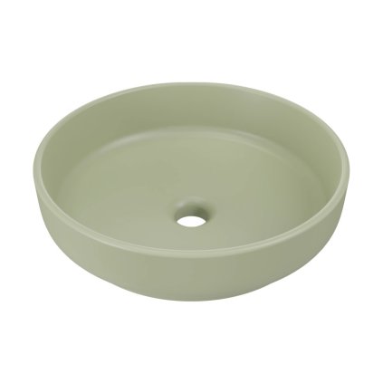 chiuvetă ceramică RIVER 1 E 6595 măsliniu mat