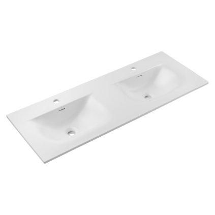 chiuvetă ceramică sky 1 120d alb mat