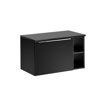 Dulap de baie cu blat Santa Fe negru D80 1