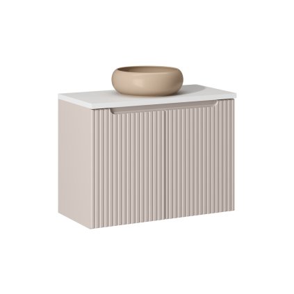 Dulap de baie cu lavoar și blat NOVA Cashmere DU80 5