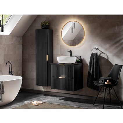 chiuvetă simplă Adel neagră pentru baie de design