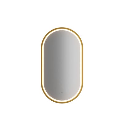 oglindă cu led apollo 2 900 500 aurie