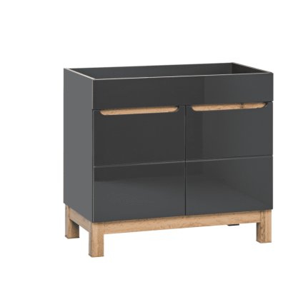Mobilier lavoar Bali Grafit 821 cu picioare înalte
