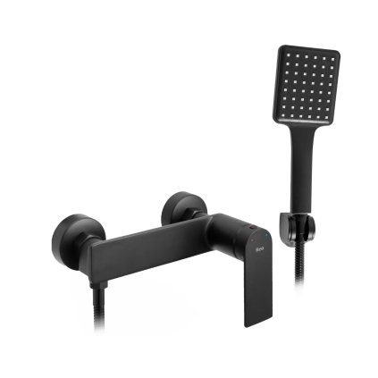 baterie de duș neagră tip furtună