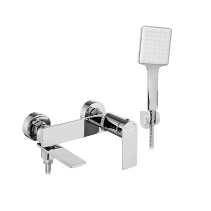 baterie de baie Storm cromată