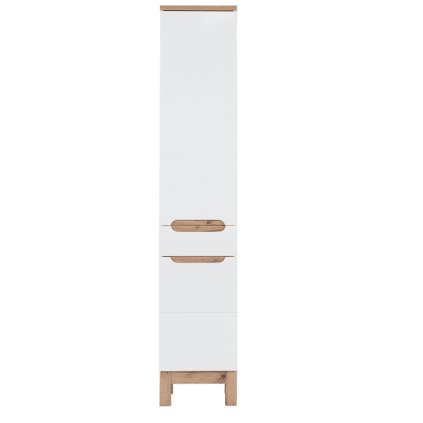 Dulap de baie înalt, Bali, alb, 800