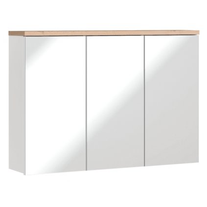 Dulap cu oglindă Bali alb 845 lățime 100 cm