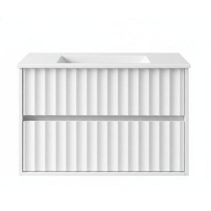 Mască de baie NOA 60 cm albă cu lavoar