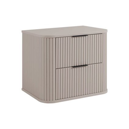 Dulap de baie sub lavoar Elegance 60 cm, cașmir, lateral