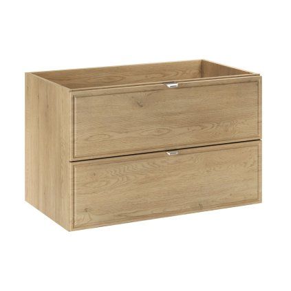Dulap de baie sub lavoar 80 CM Terra Cremona vedere laterală