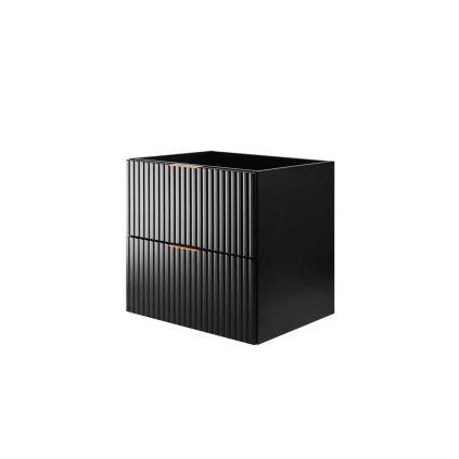 Mobilier lavoar FLOW BLACK 82-60 | 60 cm
