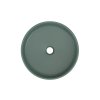 Lavoar ceramic RIVER 1 E 6595 verde mat vedere de sus