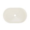 Lavoar ceramic RIVER 2 E 6594 ivory mat vedere de sus