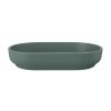 Lavoar ceramic RIVER 2 E 6594 verde mat vedere frontală