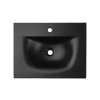 Lavoar ceramic SKY1 60 cm negru mat vedere de sus