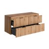 Set baie ADEL Oak D120 1 cu sertare deschise pentru blat