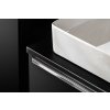 Mobilier de baie Santa Fe cu mâner negru